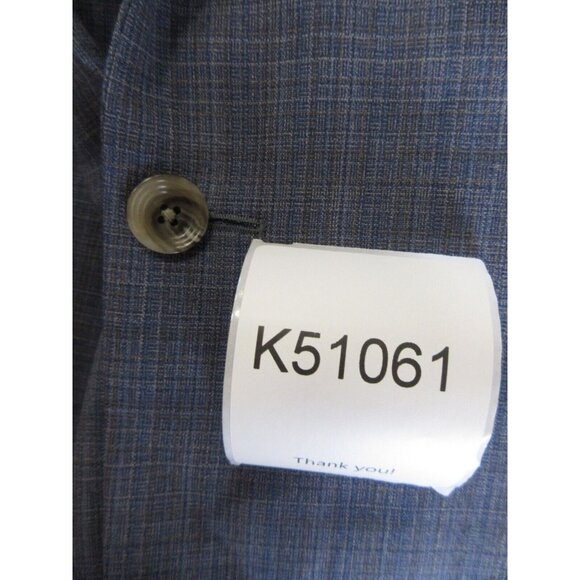 Jack Victor Sport Coat 52 Blazer Wool Plaid Jacket Business Preppy - Picture 13 of 13